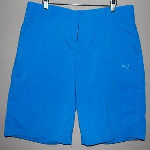 Blue Puma Golf Shorts Size 34`